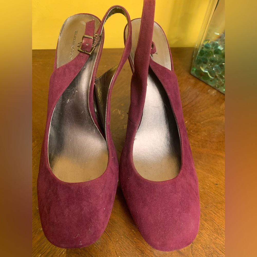 Platform Suede Heel